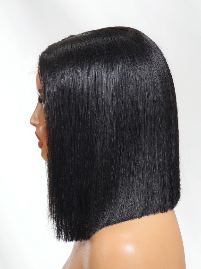 UNice 2x6 Lace Closure 200% Density Black Bob Wig