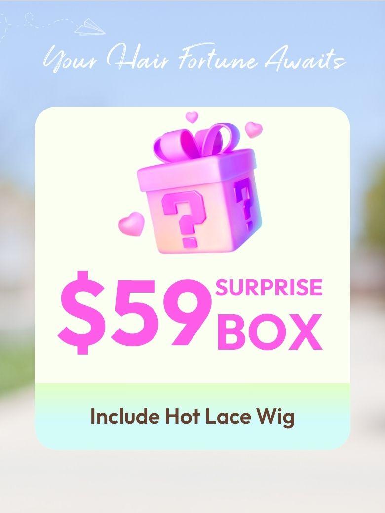 UNICE $59 Surprise Box Win 24 Inch Bye-Bye knots Wig Value $159-$219