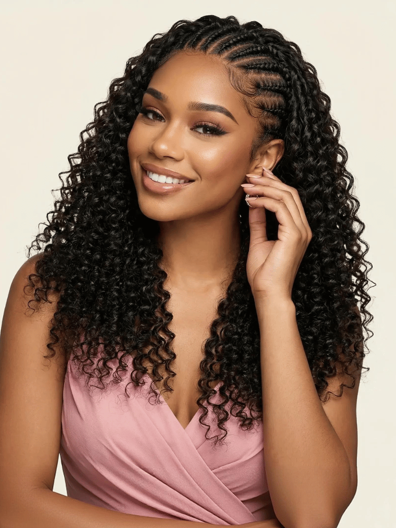 CLASSIC CLIP-INS KINKY CURLY: NATURAL BLACK