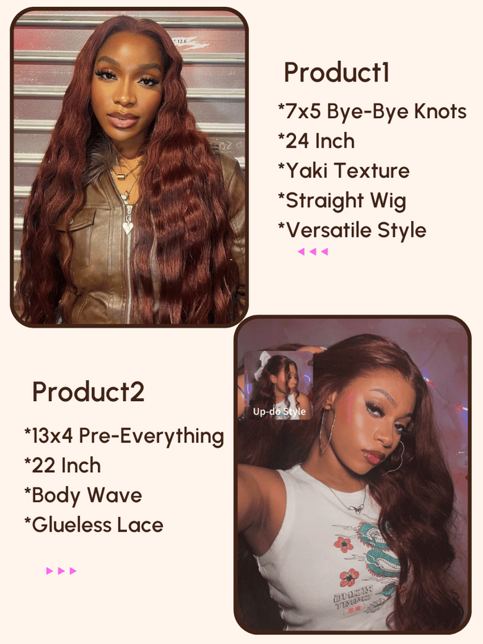 2 Wigs $249 for 24" 7x5 Bye-Bye Knots and 22" 13x4 Pre-Everything Wig