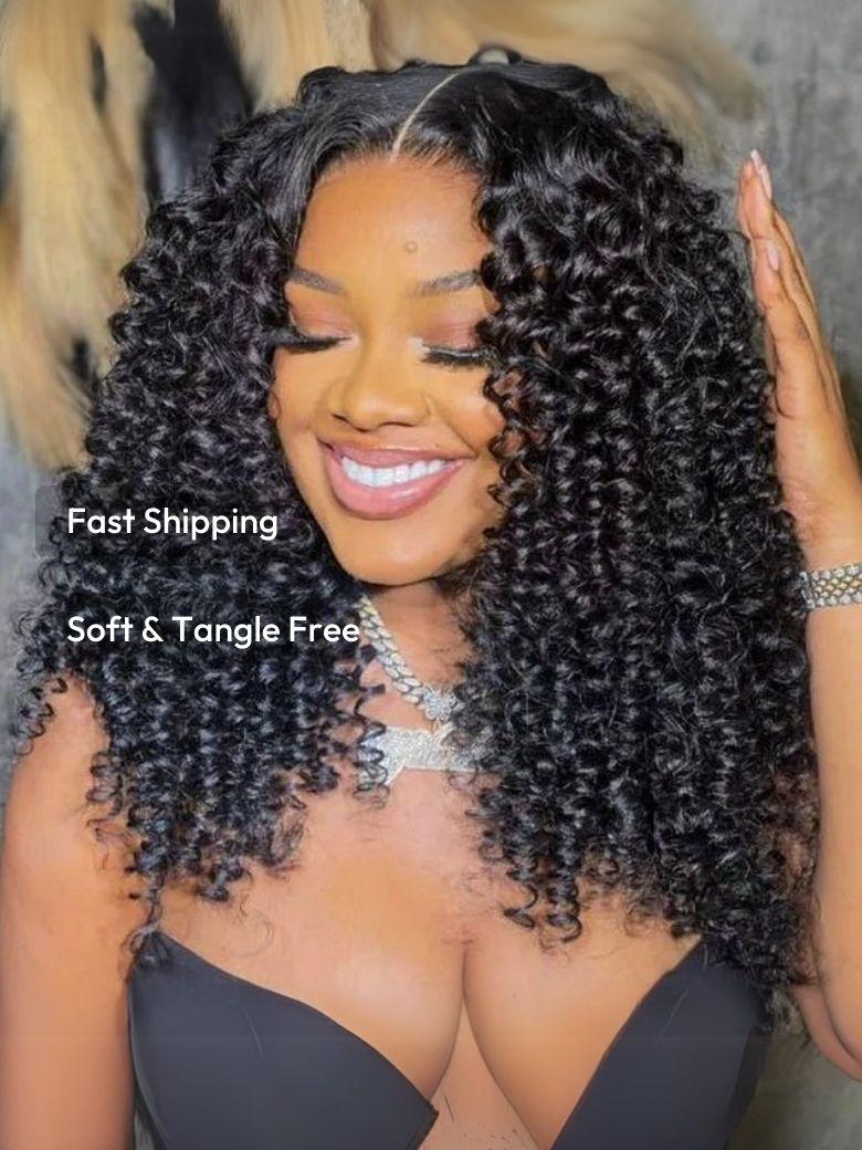 UNice 13x4 Lace Front Wig Black With Blonde Highlights Body Wave & Honey Blonde Water Wave Wig