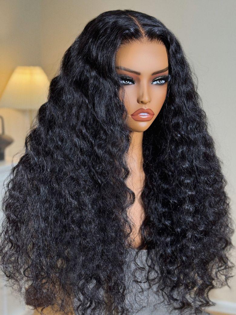 UNice Bye-Bye Knots™ 7x5 Lace Black Natural Wavy Wig With Invisi Drawstring 150% Destiny