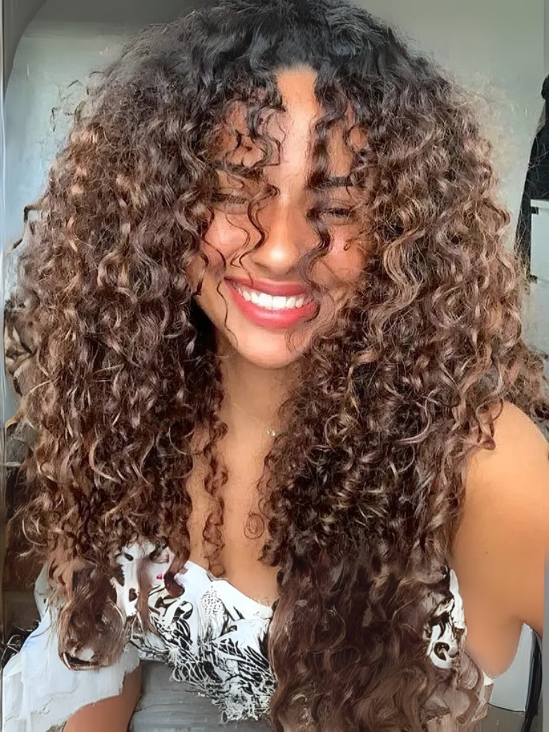 [All Inch $129] Bye-Bye Knots Wig 7x5 Glueless Lace Balayage Highlights Jerry Curly Wig 150% Density