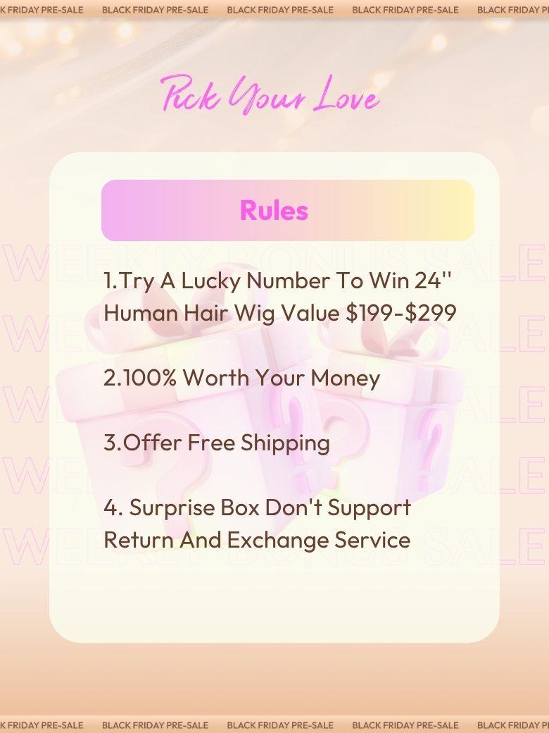 UNICE $59 Surprise Box Win 24 Inch Bye-Bye knots Wig Value $159-$219