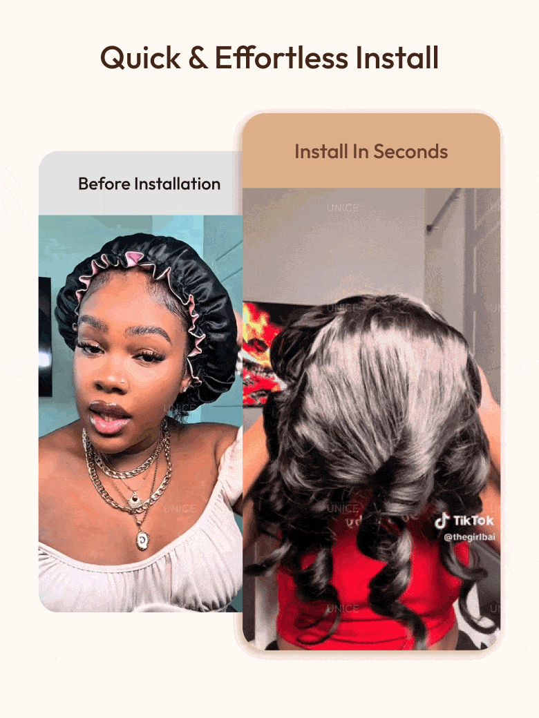 [18''=$99] 180% Density 7x5 Byebye Knots Lace Frontal Fluffy Layer Natural Loose Wave Wig With Air Bangs