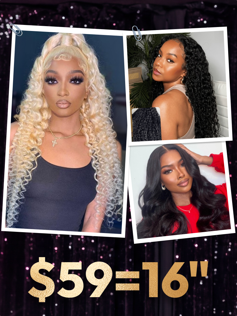 UNice 7x5 Bye-Bye Knots Wig 150% Density & 5x5 HD Lace 180% Density Jerry Curly Wig With Bleached Invisible Knots