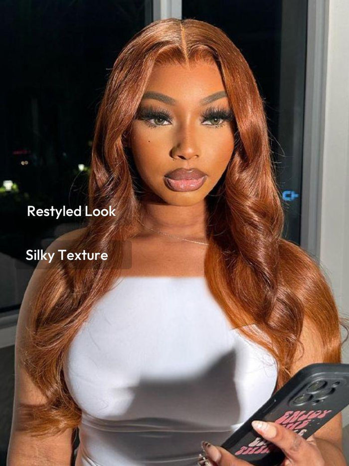 [22"=$134] Pre-Everything 13x4 Lace Frontal Cowboy Copper Straight Wig Easy Styled