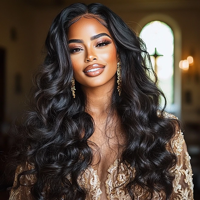 Byebye Knots Wig 7x5 Glueless Lace Body Wave Wig Adjustable Cap Easy Install