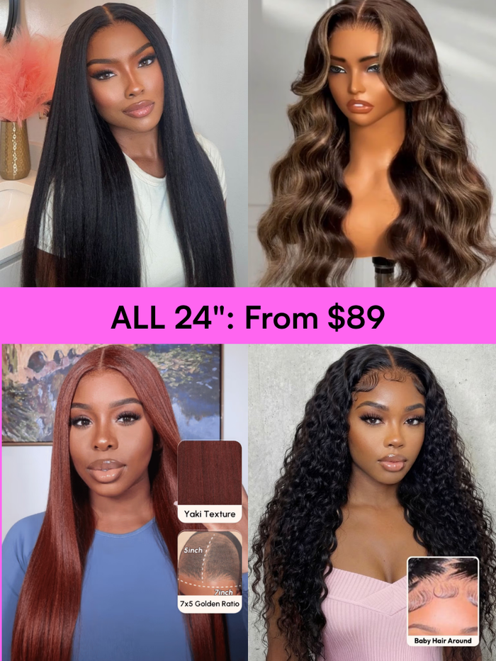 All 24" Wig From $89 | Limited Stock