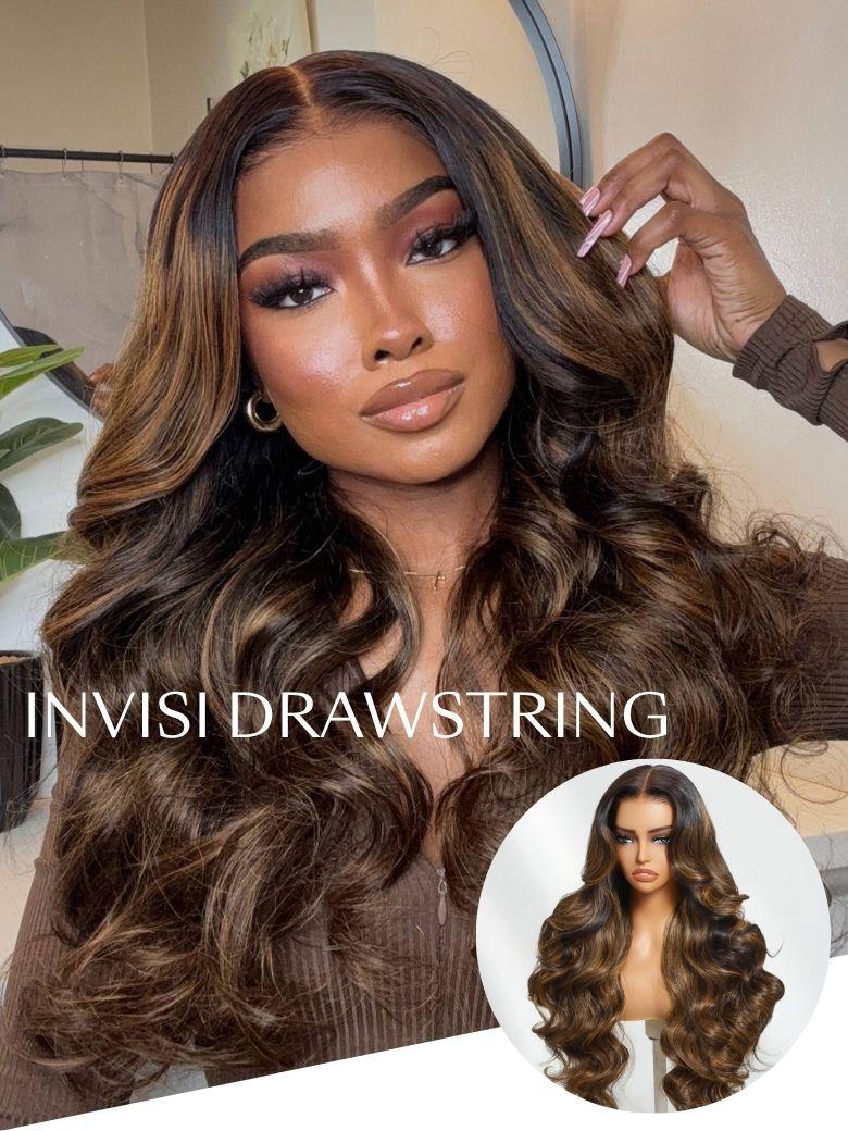 UNice 7x5 Bye Bye Knots™ & Glueless Lace Balayage Highlight Body Wave Wig No Burden