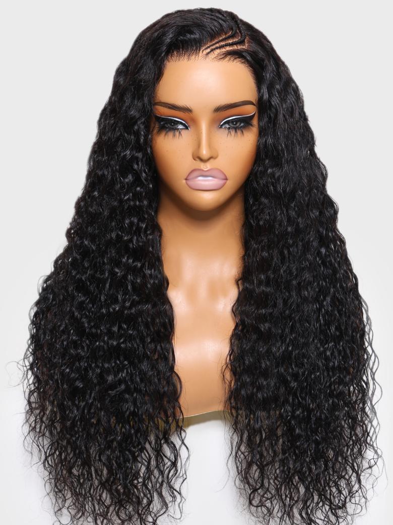 Bye-Bye Knots Wig 7x5 Glueless Lace Natural Black Braided Wig