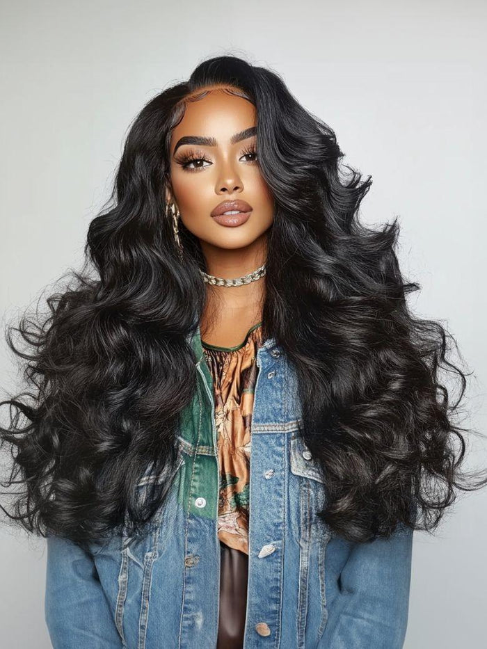 From 16'' UNice 13x4 Pre-Everything™ Lace Frontal Bouncy Curls Wig with Invisi Drawstring