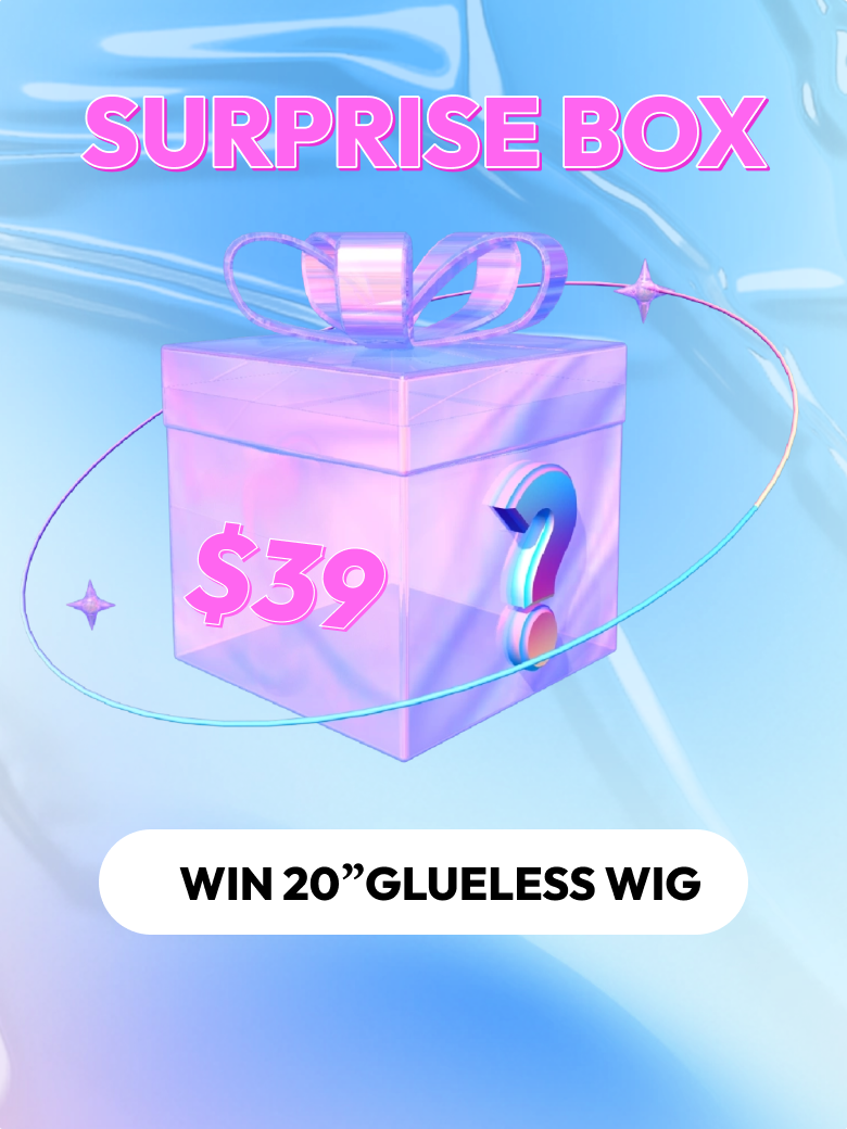 UNICE $59 Surprise Box Win 24 Inch Bye-Bye knots Wig Value $159-$219