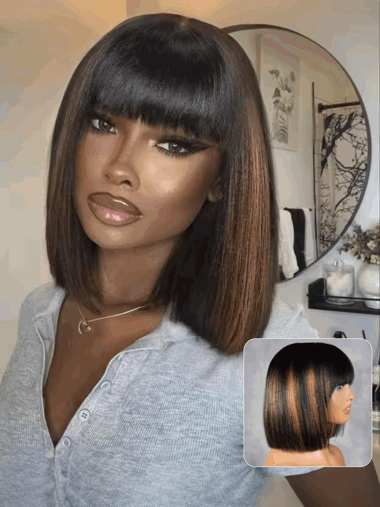 UNice Bye-Bye Knots Wig 7x5 & 13x4 Put On And Go Glueless Lace Bleached Knots Bob Wig 150% Density