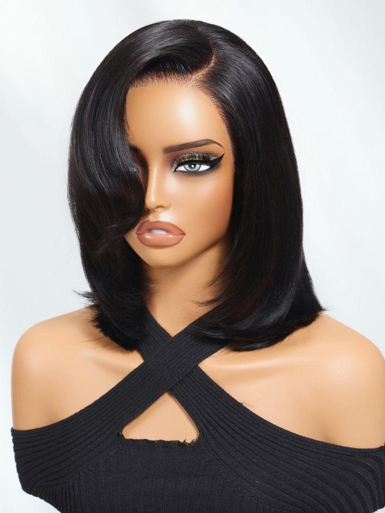 UNice Bye-Bye Knots Wig 7x5 & 13x4 Put On And Go Glueless Lace Bleached Knots Bob Wig 150% Density