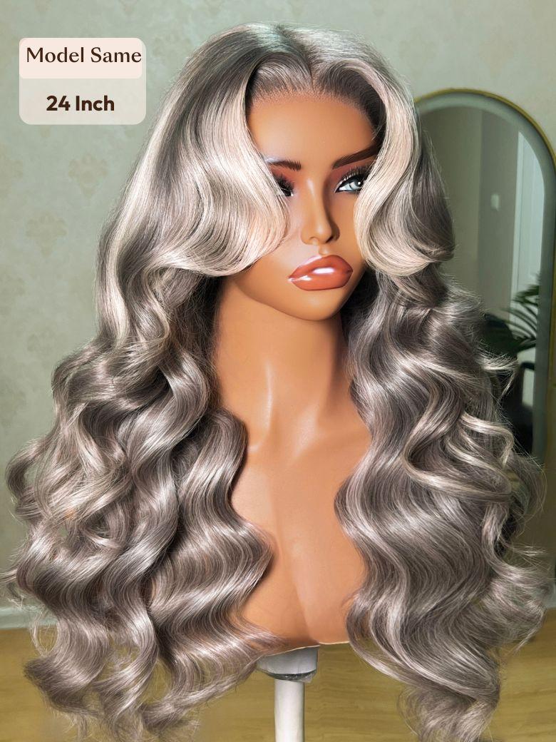 UNice 13x4 Pre-Everything™ Lace Frontal Auburn Brown Loose Wave& Water Wave Wig with Invisi Drawstring & Face Framing Layers 150% Density