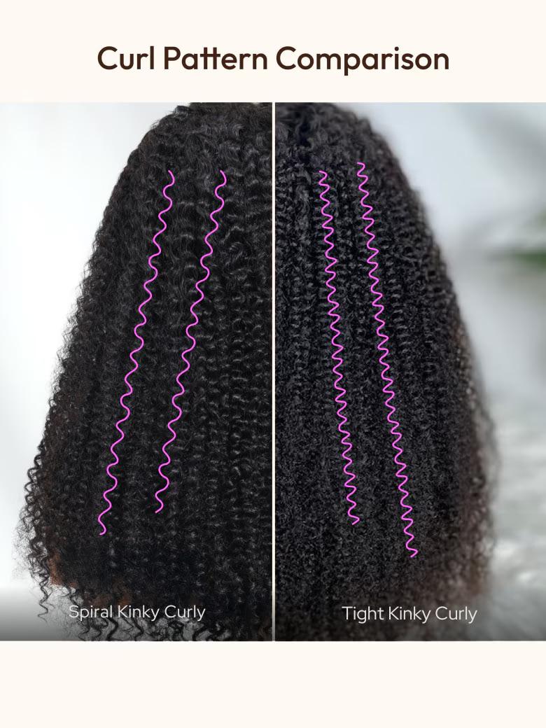 UNice Bye-Bye Knots 7x5 Lace Soft Kinky Curly Wig With Invisi Drawstring