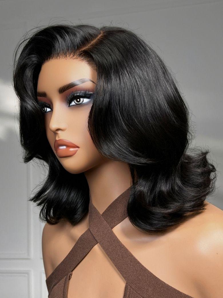 UNice 7x5 Bye Bye Slip™ Lace Natural Black Afro Kinky Curly with Finger Coil Ends
