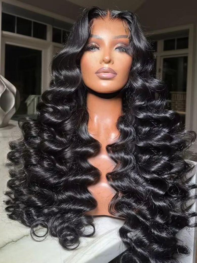 UNice 13x4 Lace Frontal Burgundy Loose Wave Pre-Everything Wig