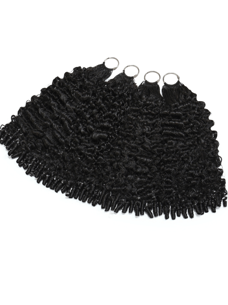 CLASSIC CLIP-INS KINKY CURLY: NATURAL BLACK