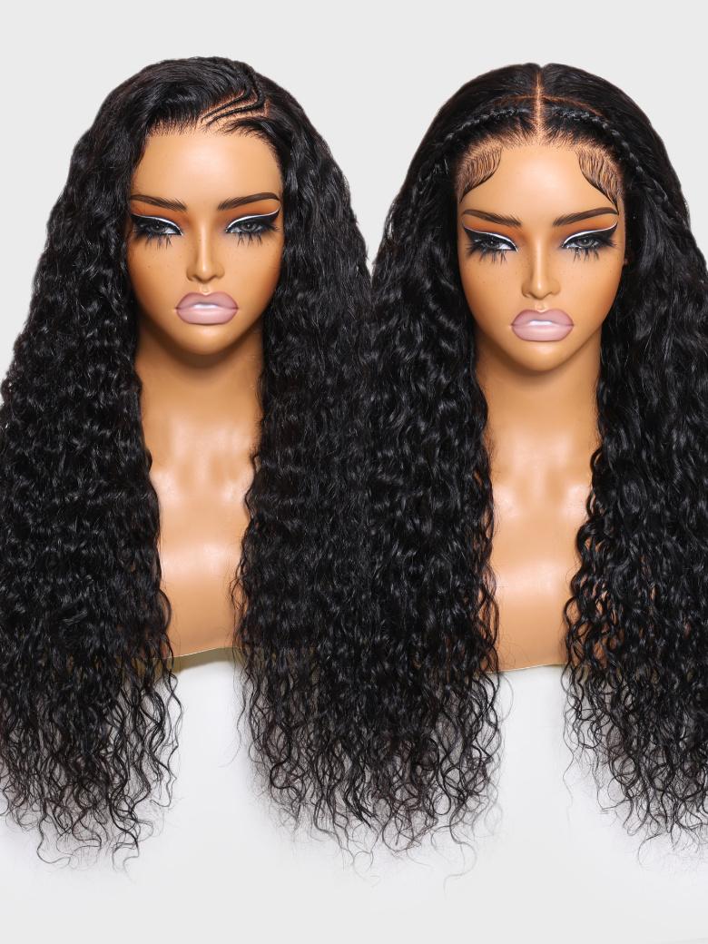 Bye-Bye Knots Wig 7x5 Glueless Lace Natural Black Braided Wig