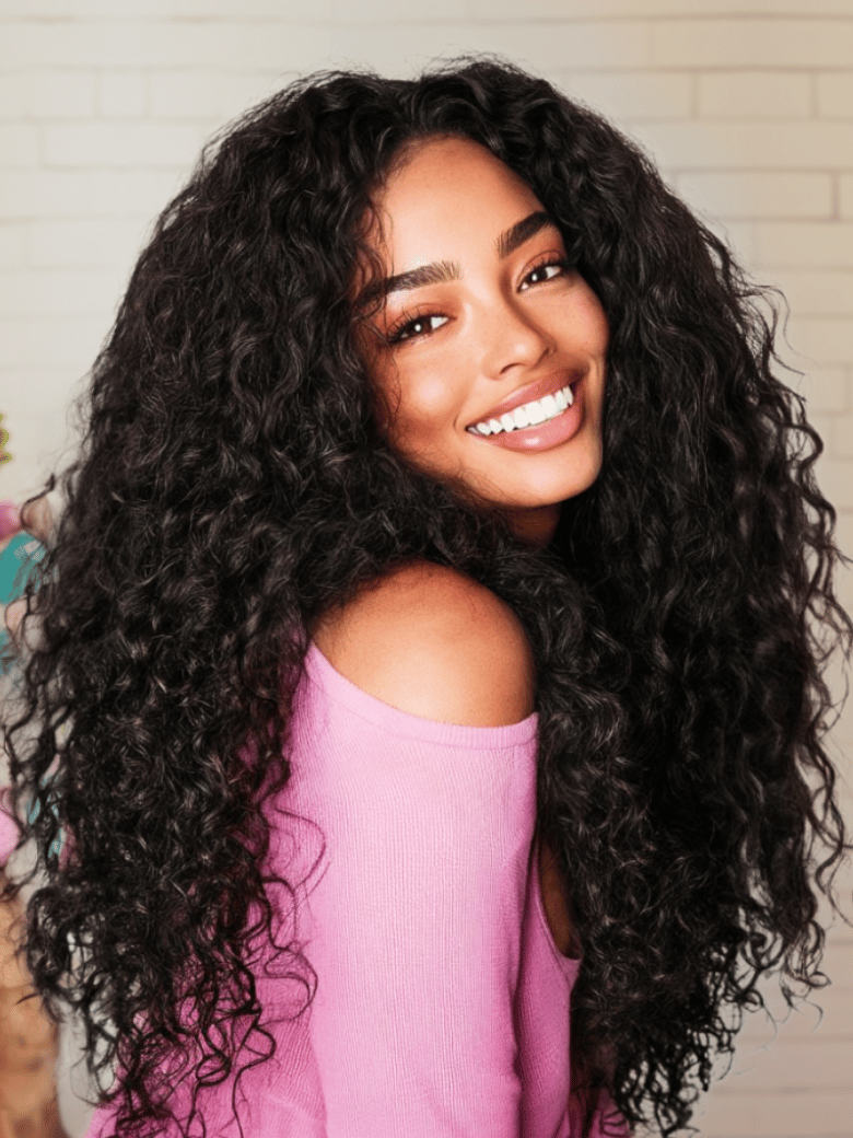 UNice Blend & Secure Half Wig Water Wave With Glueless Drawstring