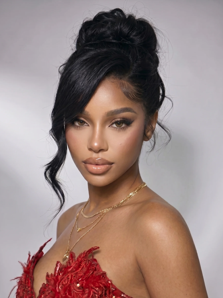 UNice 13x4 Pre-Everything™ Wig With Face-Framing Layers And Side-Swept Bangs With Drawstring