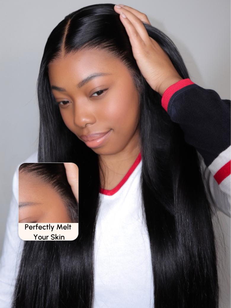 13x4 Ear To Ear Lace Frontal Silky Straight Hair Pre-Everything Wig Beginner Friendly 150% Density