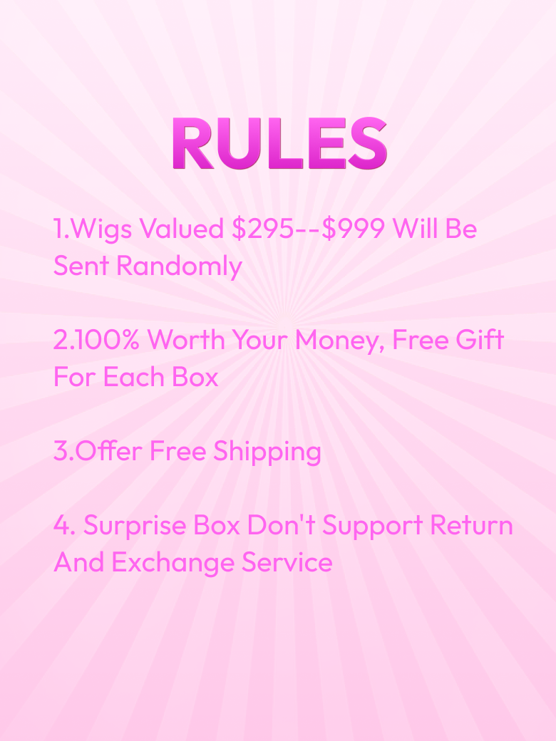 UNICE $59 Surprise Box Win 24 Inch Bye-Bye knots Wig Value $159-$219