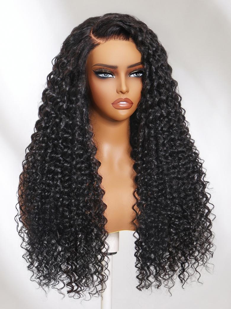 UNice 13x4 Lace Frontal Black Deep Wave Pre-Everything Wig