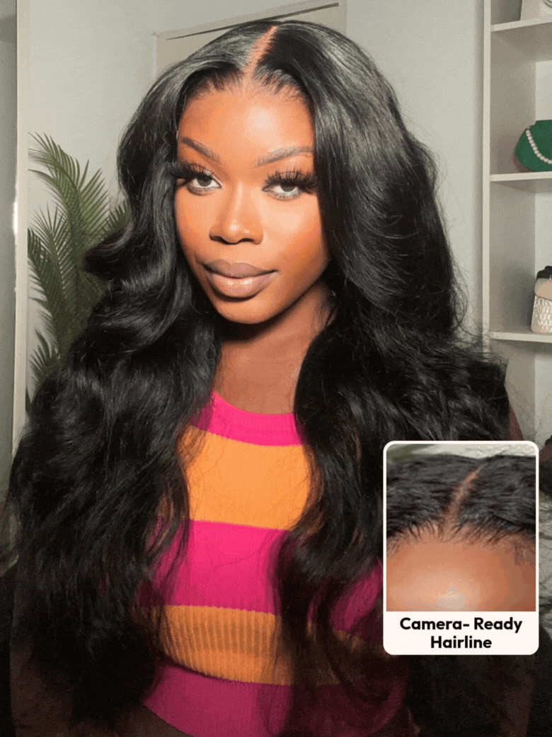 UNice 13x4 Pre-Everything™ Transparent Lace & HD Lace Front Pull And Go 3D Body Wave Wig Real Ear To Ear With Invisi Drawstring Wig