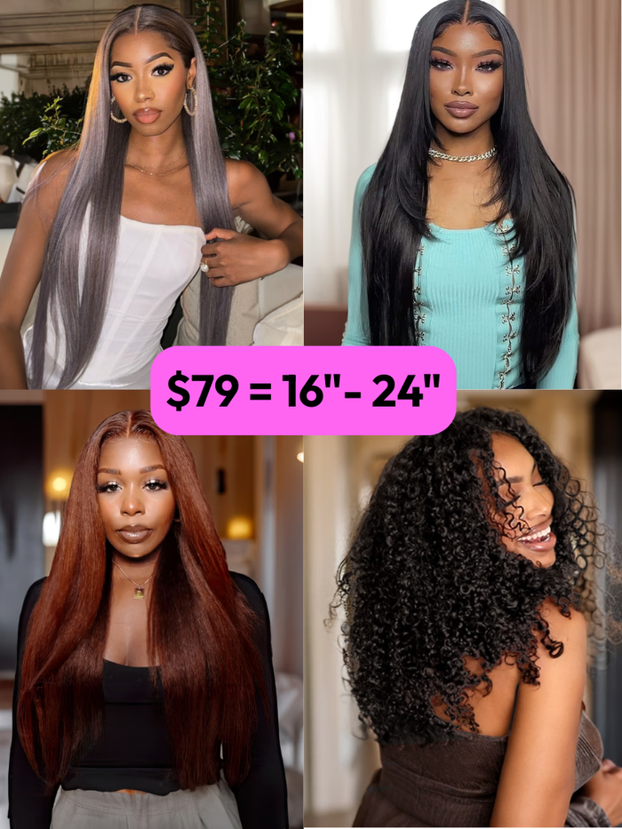 Holiday Hair Magic –  $79 13x4 Large Lace Front Wig