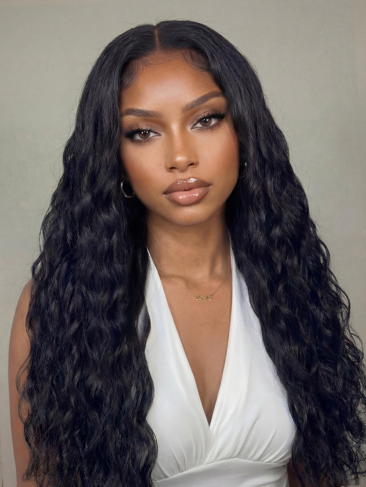 UNice 13x4 Pre-Everything™ Natural Black Micro Water Wave Wig with Invisi Drawstring