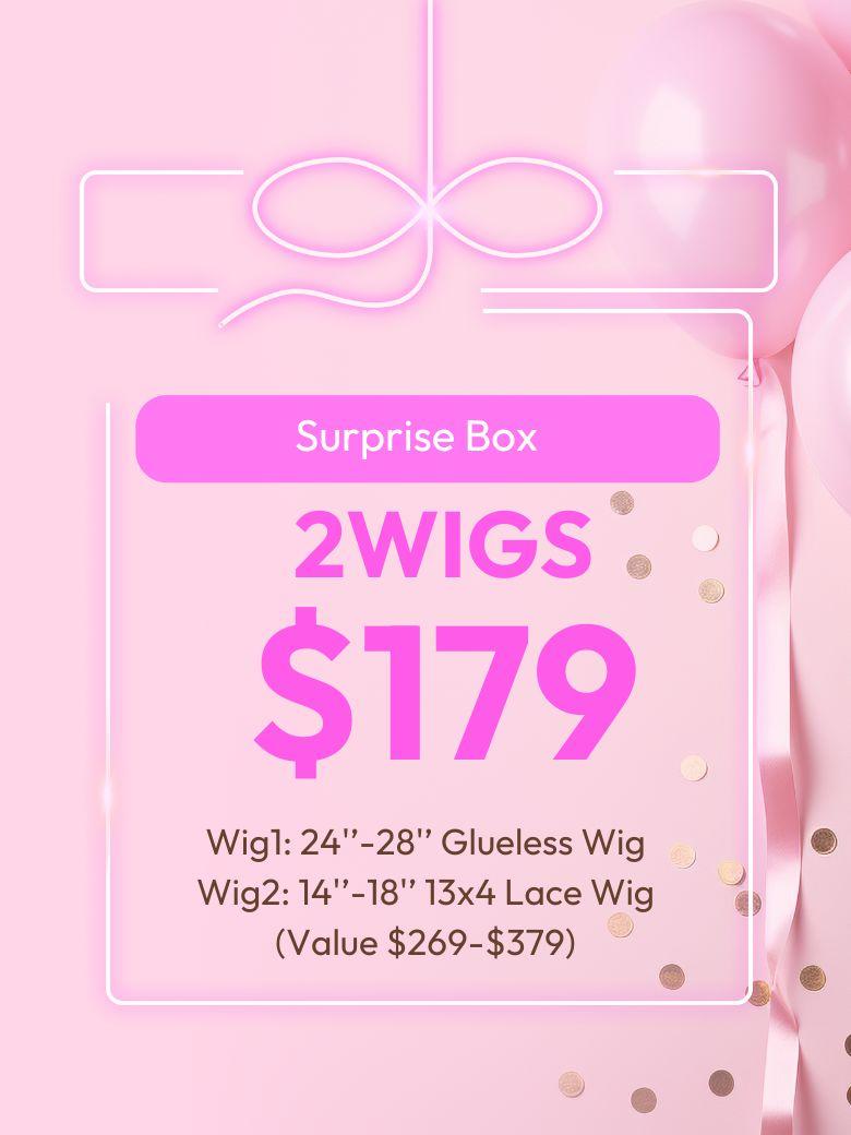 [Limited Offer] 2 Wigs $159 Surprise Box - Value $259-$379