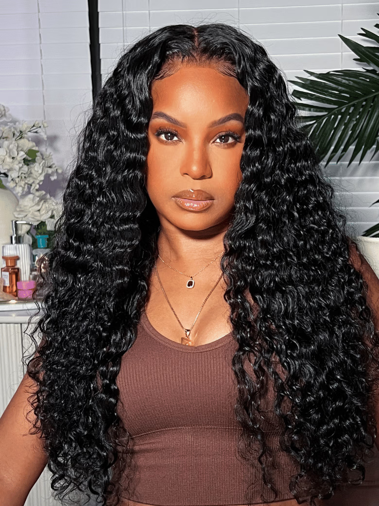 UNice 7x5 Bye-Bye Knots Wig 150% Density & 5x5 HD Lace 180% Density Jerry Curly Wig With Bleached Invisible Knots