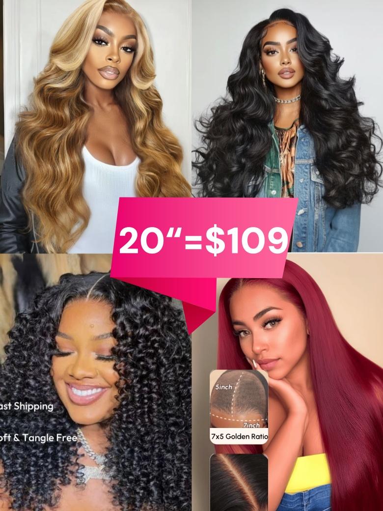$69 Each Wig 4 Hot Looks One Cool Price