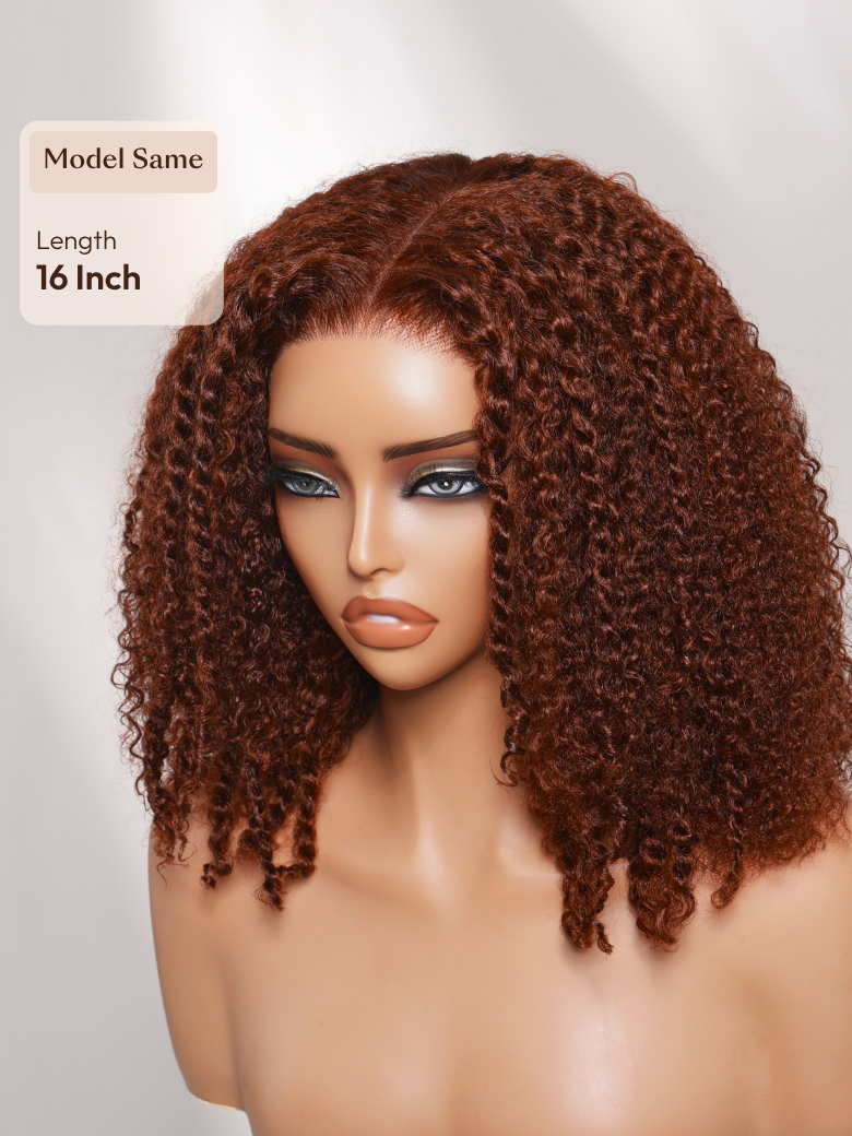UNice 7x5 Bye Bye Slip™ Lace Natural Black Afro Kinky Curly with Finger Coil Ends