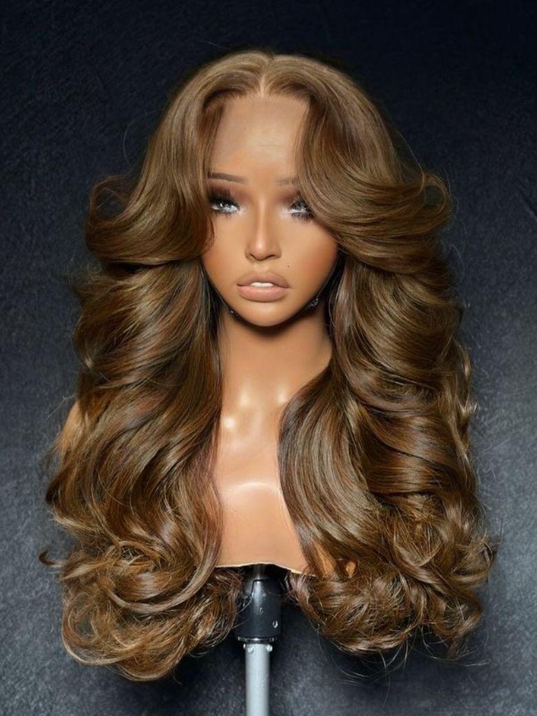 UNice 13x4 Pre-Everything™ Lace Frontal Bouncy Curls Wig with Invisi Drawstring