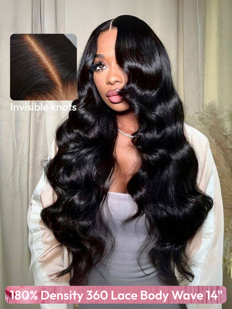 [$19.9 First Come First Served] Unice Glueless Wigs 250% Density V Part Deep Wave/ 360 Lace/ 13x4 Front Lace... Limited Stock