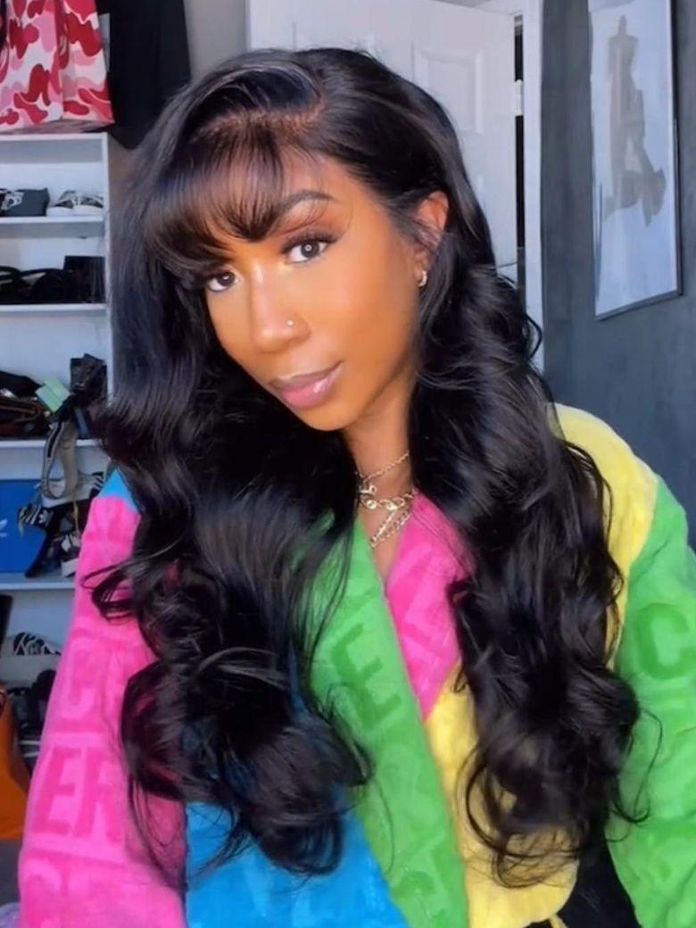 [20''=$69] UNice 13x4 Pre-Everything™ Side-Part Fluffy Loose Wave Drawstring Wig With Wispy Air Bangs