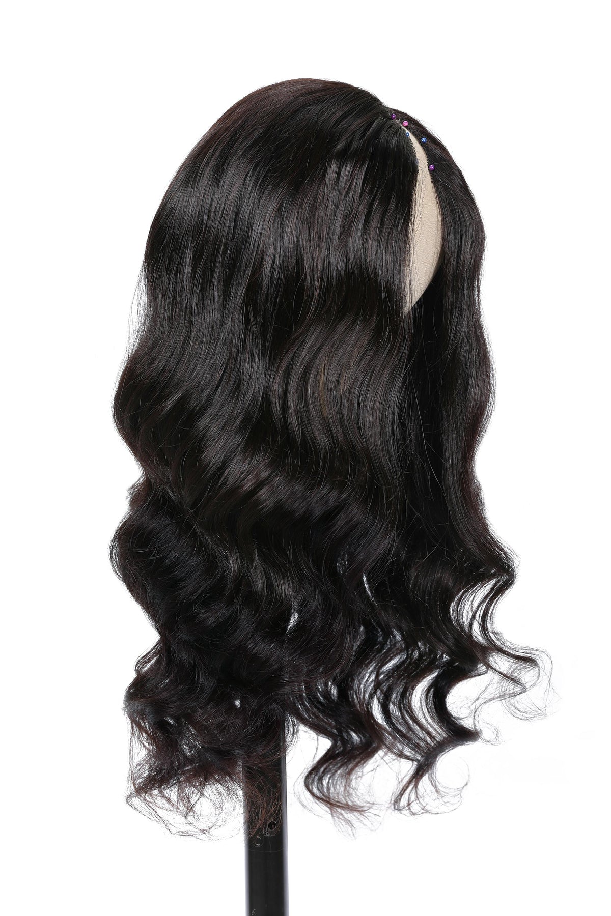 UNice Body Wave Beginner Friendly V Part Wig 30 Seconds Quick Install Natural Black No Glue