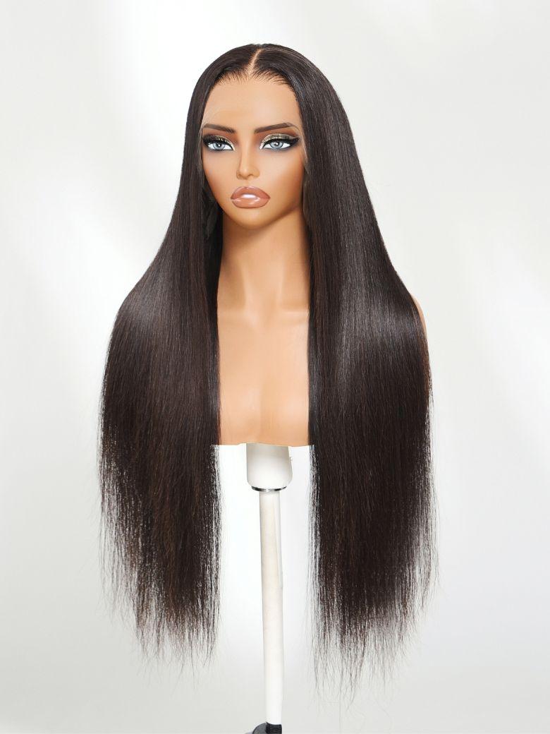 UNice 2x6 Lace Closure 200% Density Black Bob Wig