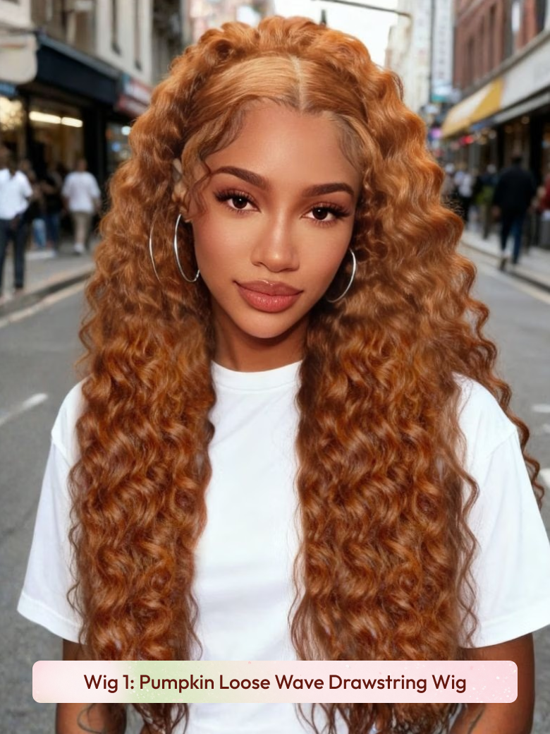 [22''= $89] Pumpkin Spice 13x4 Pre-Everything™ Lace Frontal Wig