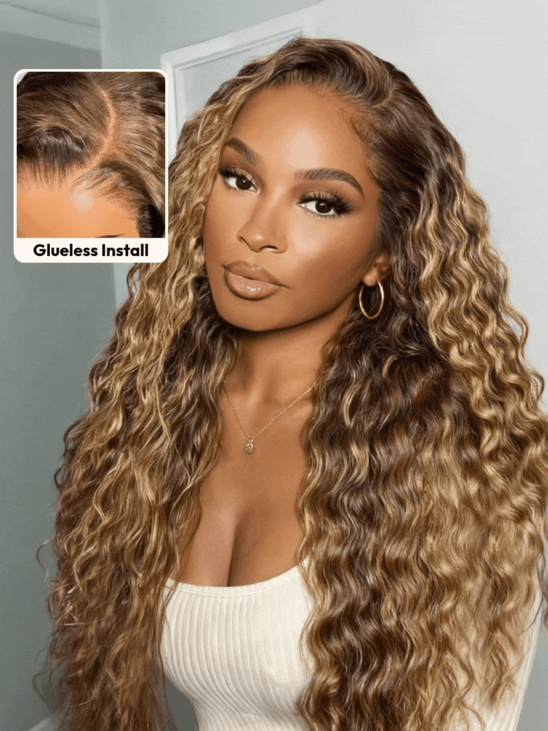 UNice 13x4 Pre-Everything™ Wig With Loose Wave Face-Framing Layers And Side-Swept Bangs