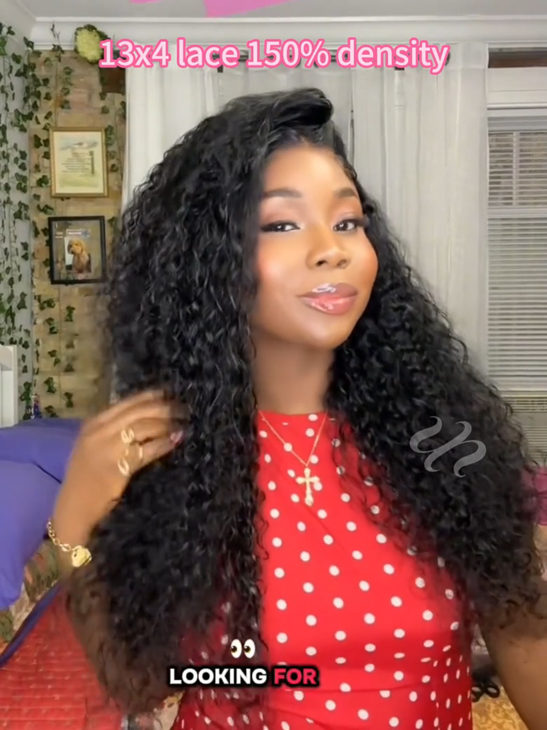 7x5 Bye Bye Knots & 13x4 Pre-Everything™ Lace Frontal Natural Black & Golden Brown Highlights Water Wave Curly Drawstring No Baby Hair