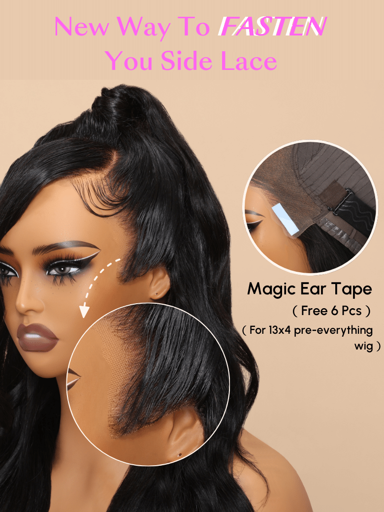 13x4 Ear To Ear Pre-cut Lace Pre-Everything Lace Front Straight Wig Pre-Everything Wig