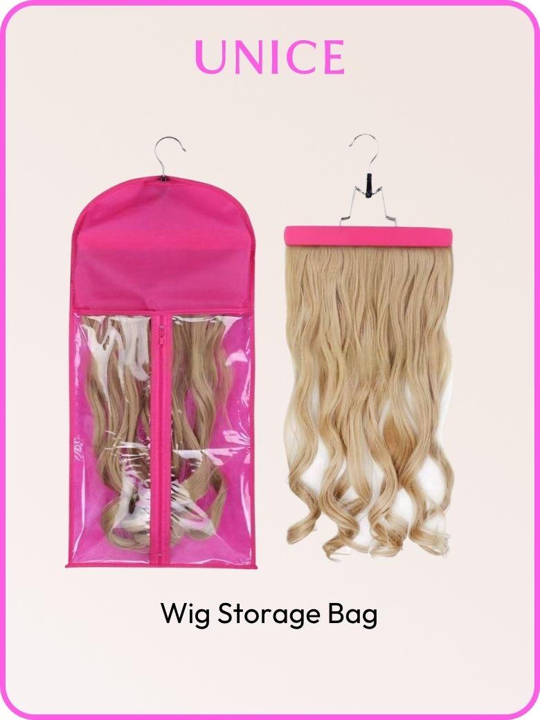[Add-On Deal] UNice 2 Pieces Portable Wig Storage Bag for Travel & Dust Protection 2 Pieces