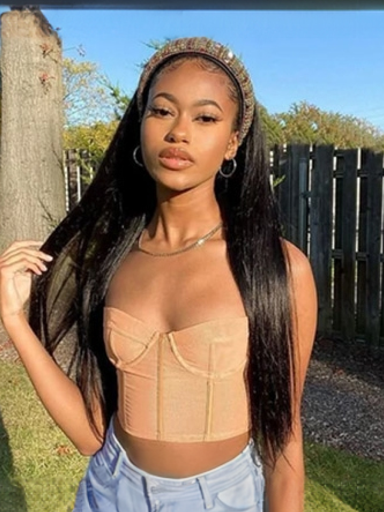 Unice Straight Human Hair Wig Glueless Wig Virgin Hair Beginner Friendly Machine Made Headband Wig 150% Density