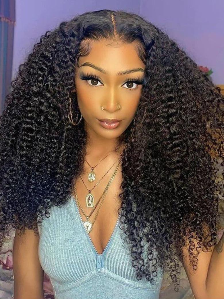 UNice Bye-Bye Knots 7x5 Lace Soft Kinky Curly Wig With Invisi Drawstring