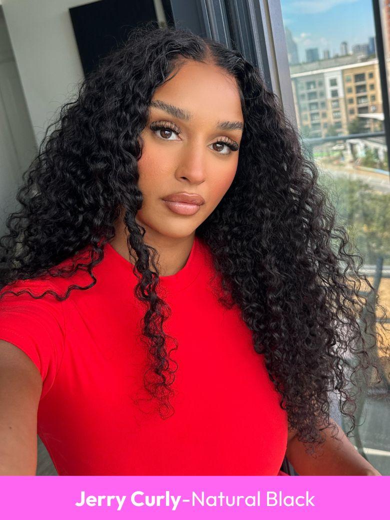UNice 13x4 Glueless Lace Front Collection Wig Virgin Human Hair Wig